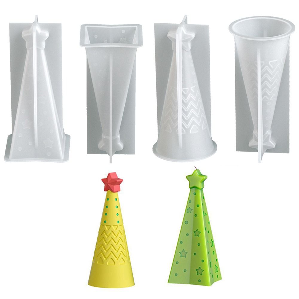 Candle Making Kit Xmas - Neue Silikon Weihnachten Kegel Kerze Form