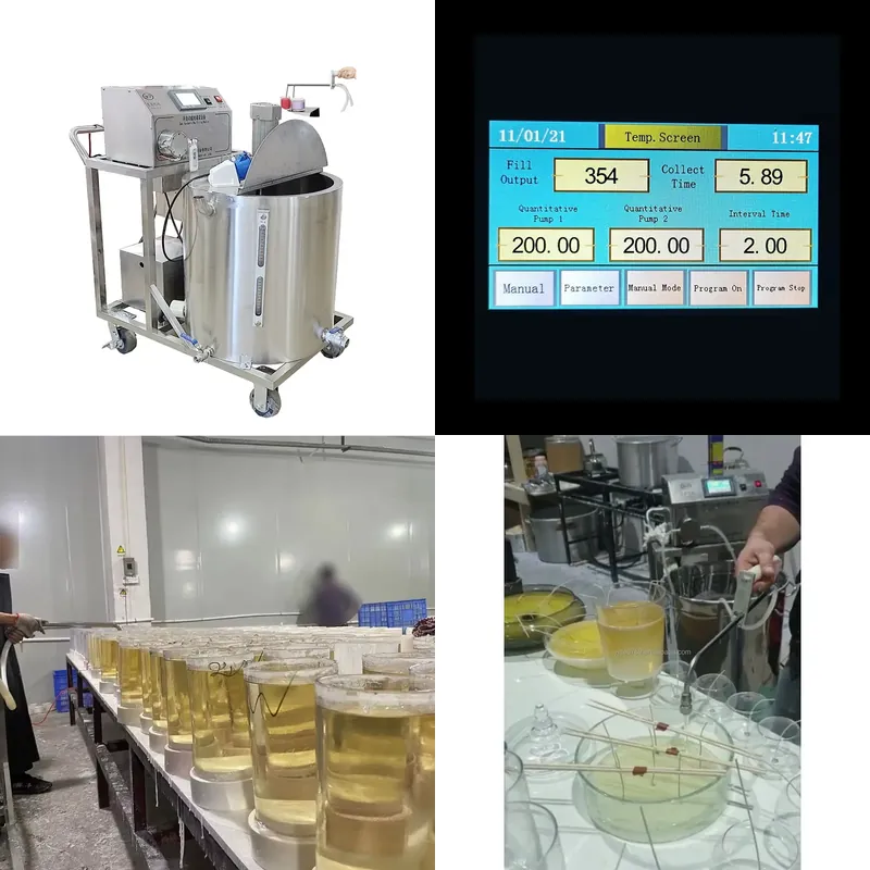 Candle Making Gel Wax - 2026 CE DIY Sojagel-Kerzenherstellungsmaschine: Wachsschmelz- und