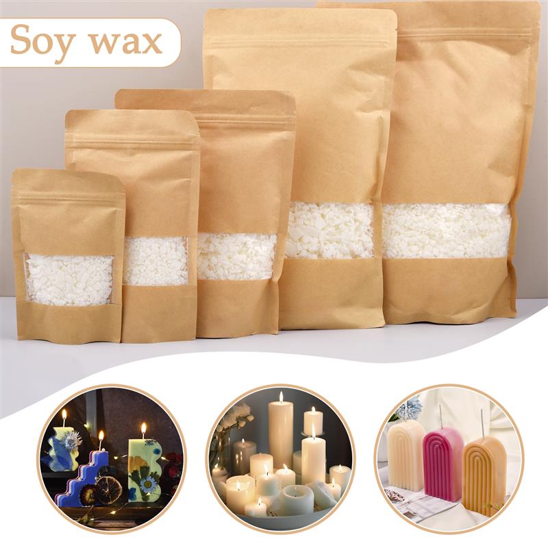 Candle Making Material - 50–1000 g natürliche reine Sojawachsflocken, Duftkerze,
