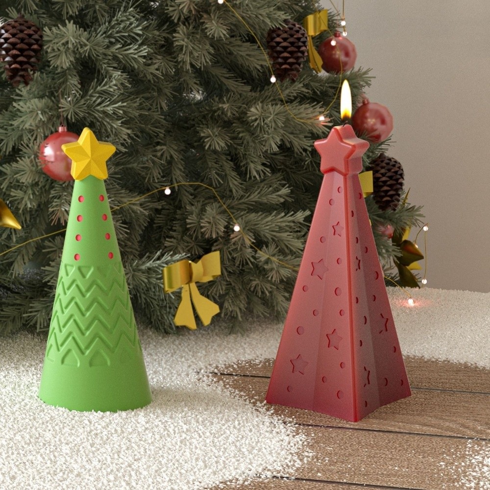 Candle Making Kit Xmas - Neue Silikon Weihnachten Kegel Kerze Form