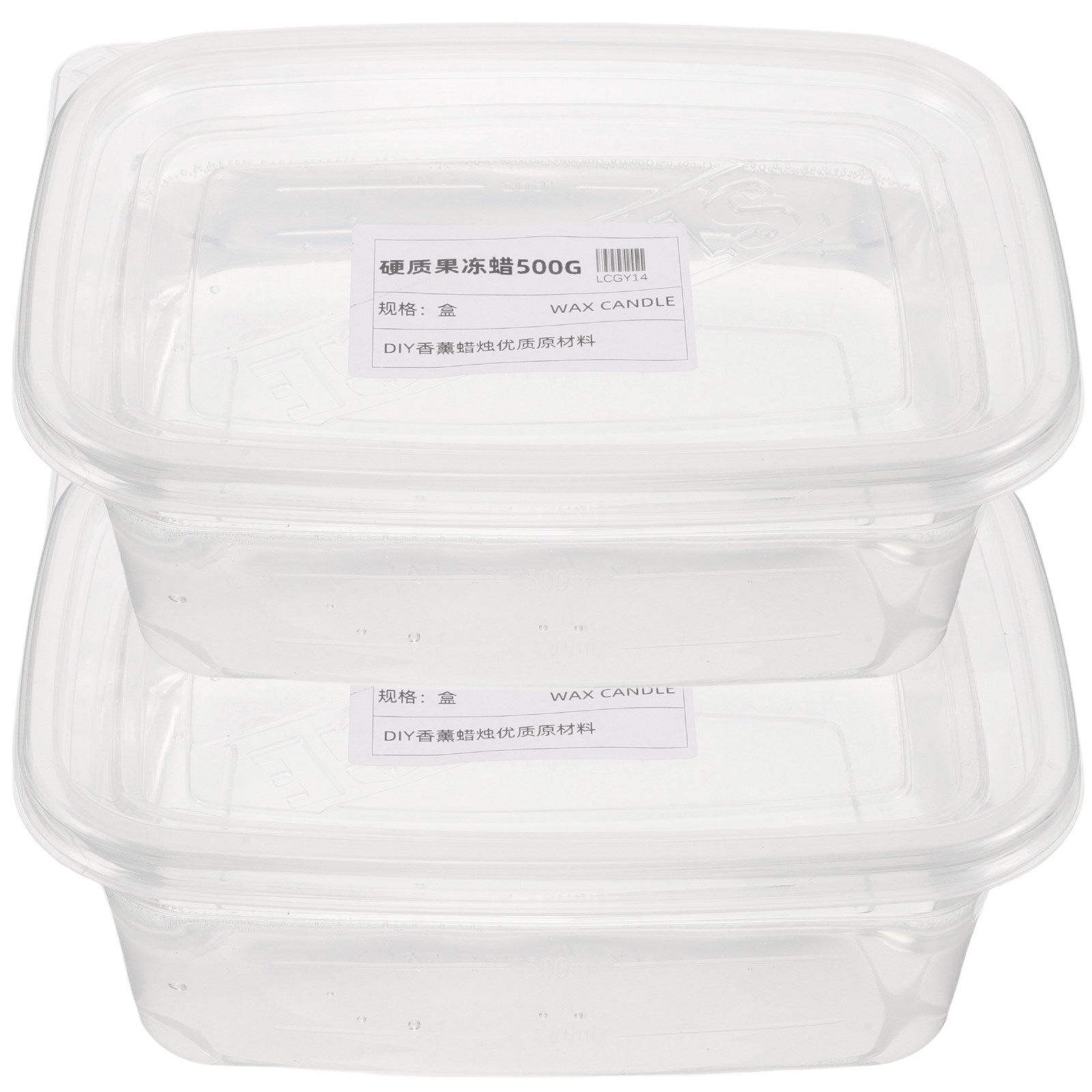 Candle Making Gel Wax - Transparentes Gelwachs für Kerzenherstellung 1kg/2,2lb Hochdichtes