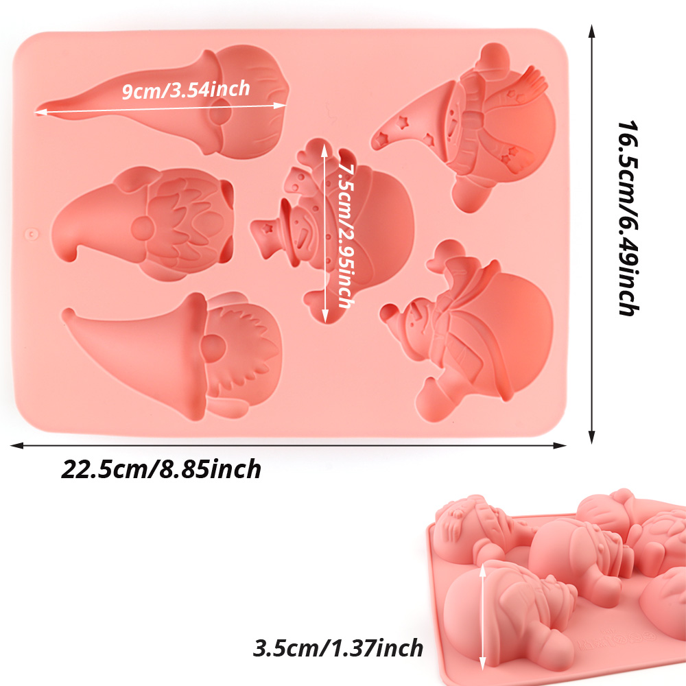 6-fach Silikon-Backform mit We – Candle Making Material Bewertung und Preis