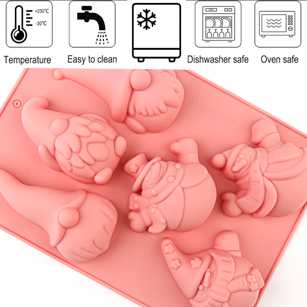 6-fach Silikon-Backform mit We – Candle Making Material Bewertung und Preis