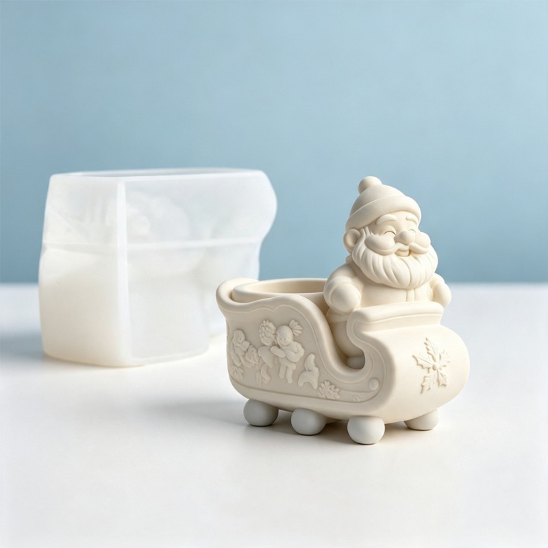 Weihnachtsmann-Schlitten Silik – Candle Making Pot Bewertung und Preis