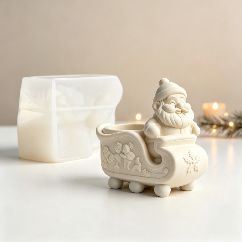 Weihnachtsmann-Schlitten Silik – Candle Making Pot Bewertung und Preis