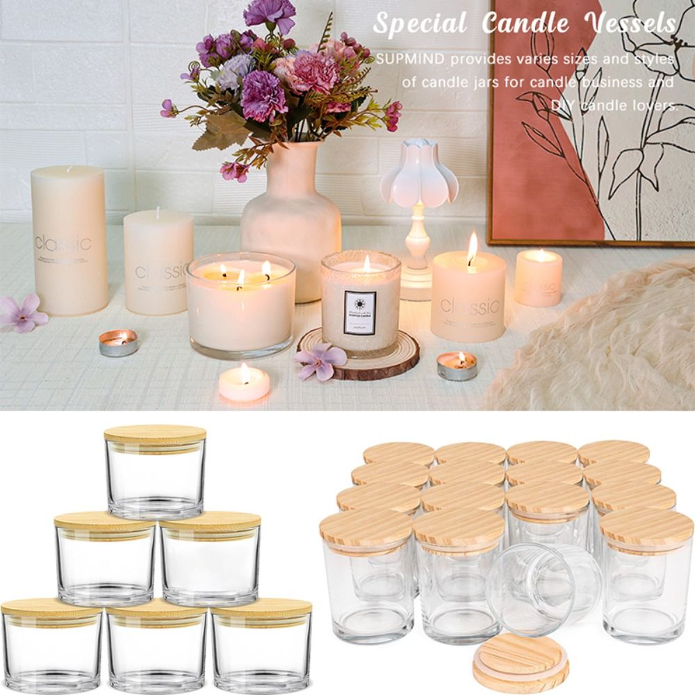 Klarglas Kerzen gläser transpa – Candle Making Glass Jars Bewertung und Preis