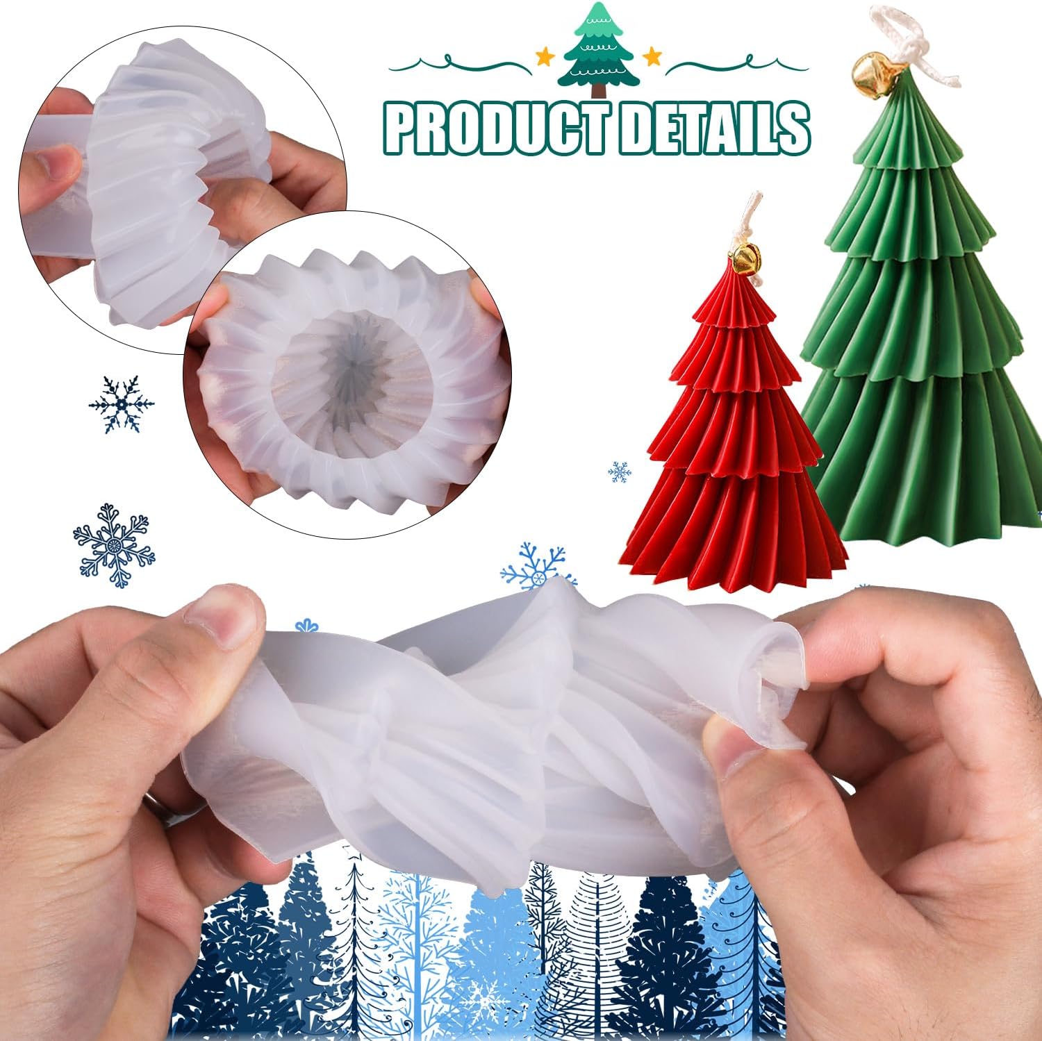 Weihnachtsbaum Silikon-Kerzenf – Candle Making Kit Xmas Bewertung und Preis