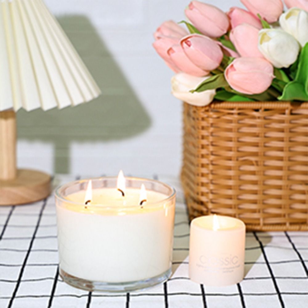Klarglas-Kerzengläser, kleine, – Candle Making Glass Jars Bewertung und Preis