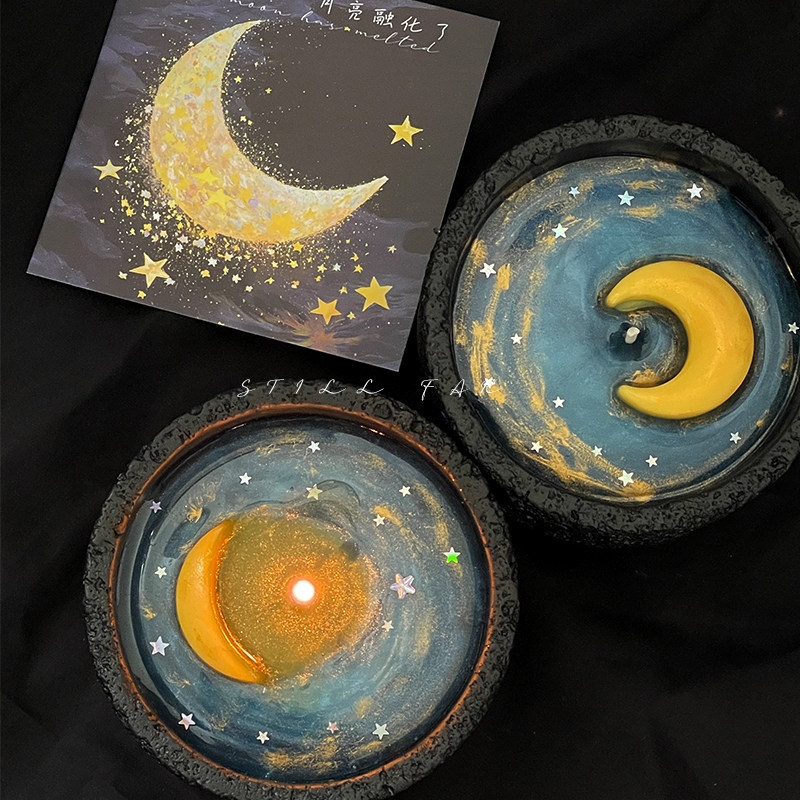 Duftkerze „Schmelzender Mond“  – Paraffin Candle Wax Bewertung und Preis