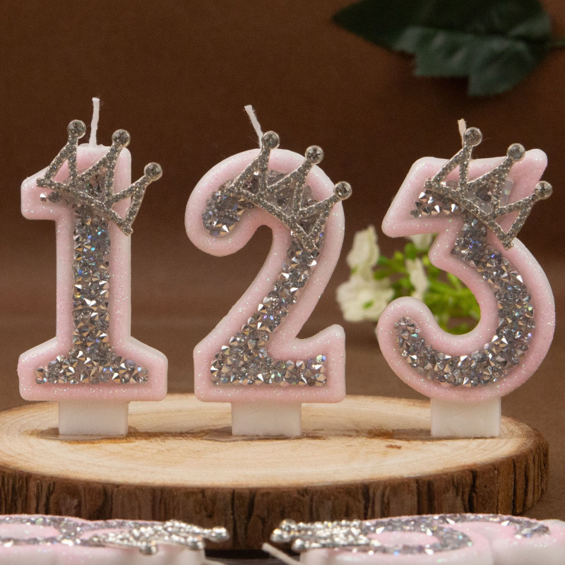 Digitale Kerzen 0-9 Rosa Silbe – Paraffin Candle Wax Bewertung und Preis