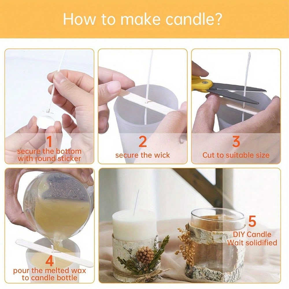 5/10/20/30/50 Stück Holz-Kerze – Candle Making Wicks Bewertung und Preis