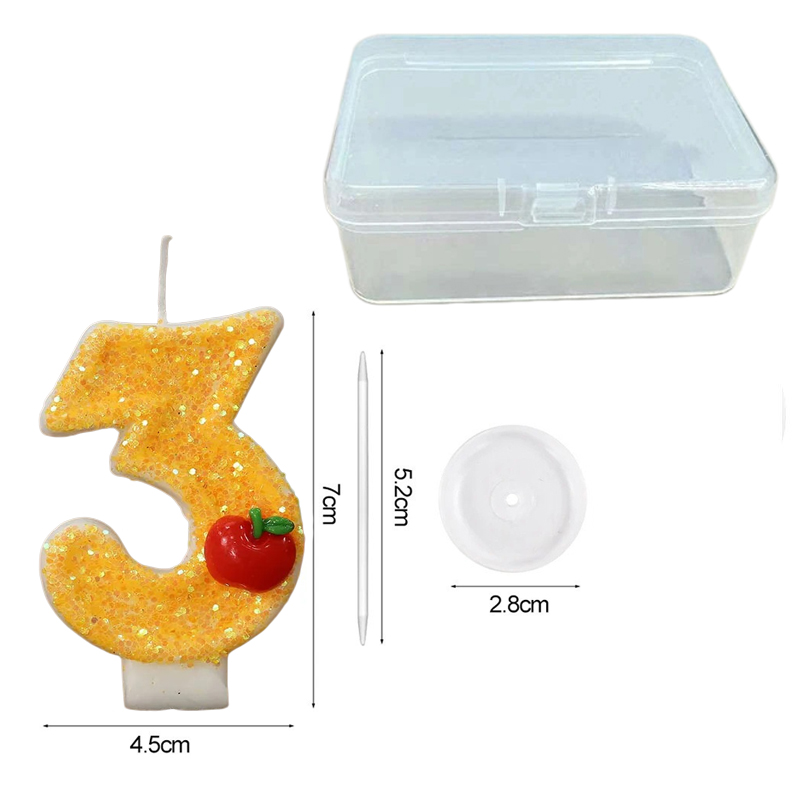 Rote Apfel-Frische-Gelbe Digit – Paraffin Candle Wax Bewertung und Preis