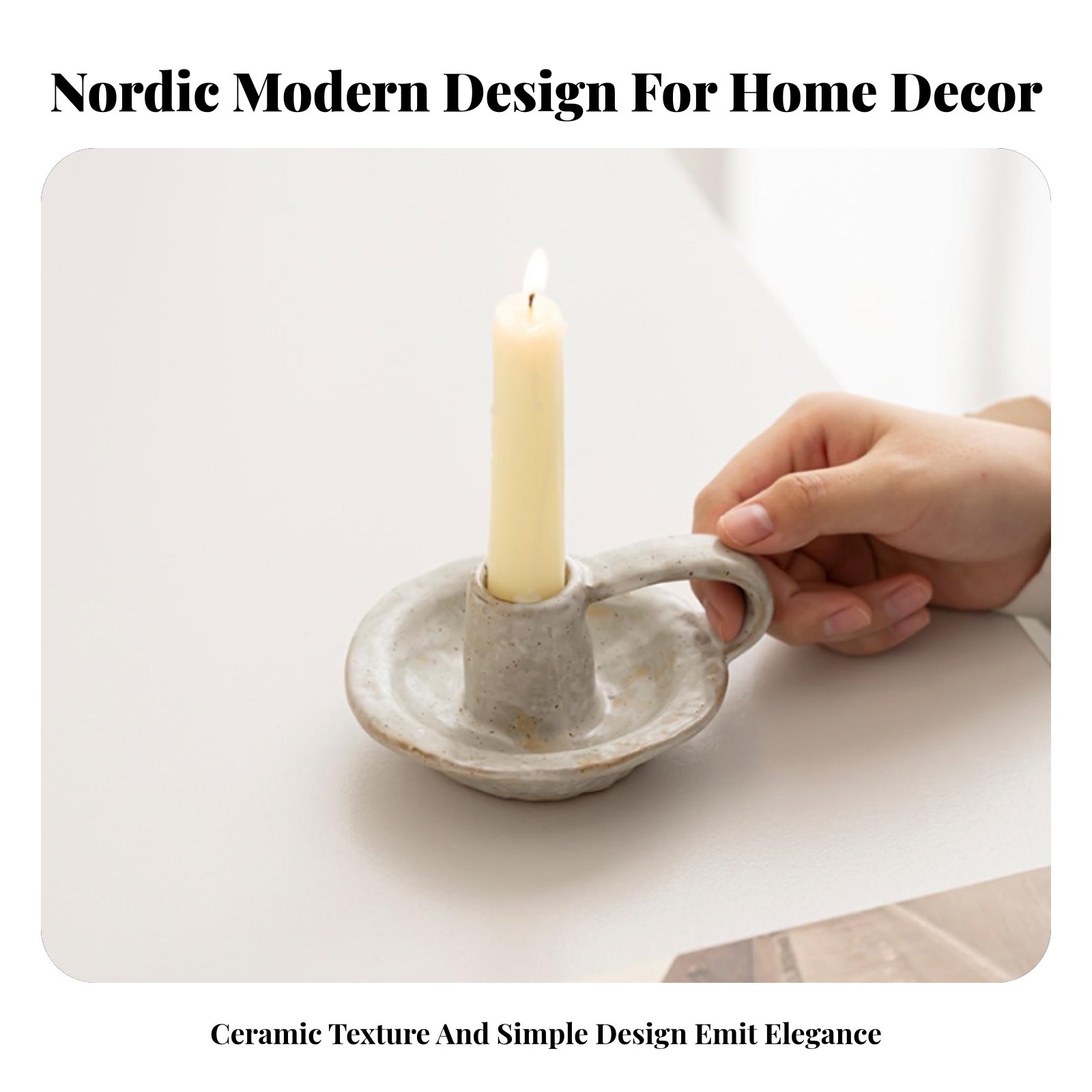 Nordischer Keramik-Kerzenhalte – Paraffin Candle Wax Bewertung und Preis
